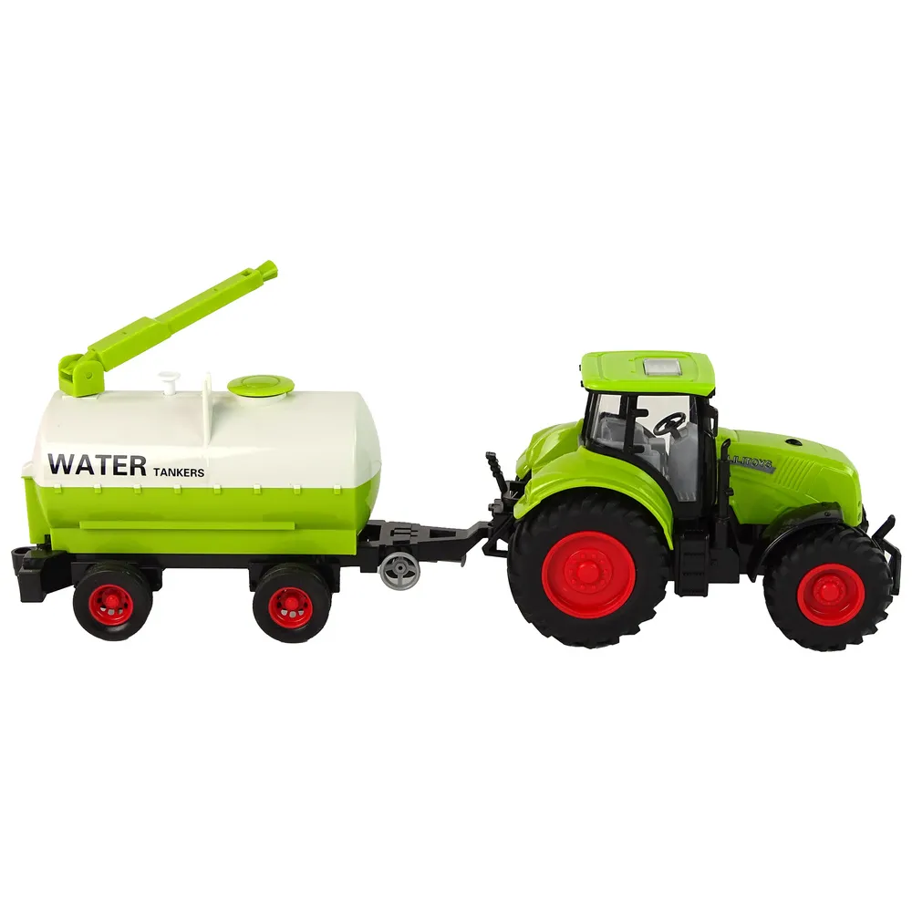 Zestaw traktor z przyczepą idealny do kreatywnej zabawy