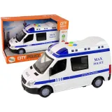 Zabawka policyjny radiowóz z napędem frykcyjnym i efektami dźwiękowymi