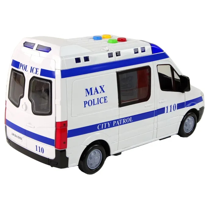 Realistyczny radiowóz zabawkowy wspierający kreatywność i rozwój dziecka