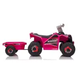 Quad Na Akumulator XMX630T Różowy Z Przyczepą