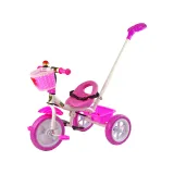 Stabilny rower trójkołowy dla dzieci z kołami EVA i prowadnicą