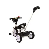 Rower trójkołowy z pojemnym koszykiem na zabawki i regulowaną kierownicą