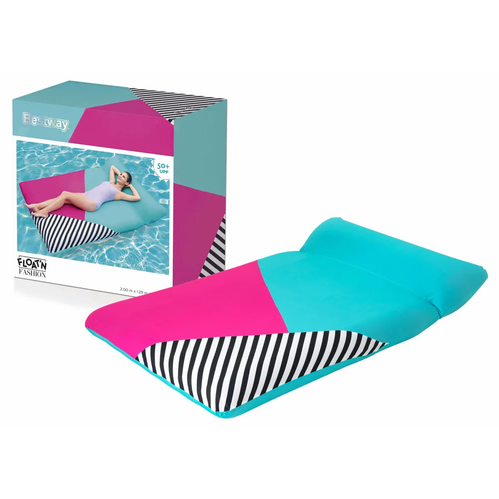 Dmuchany materac Bestway z pokrowcem 200x129 cm do relaksu na wodzie