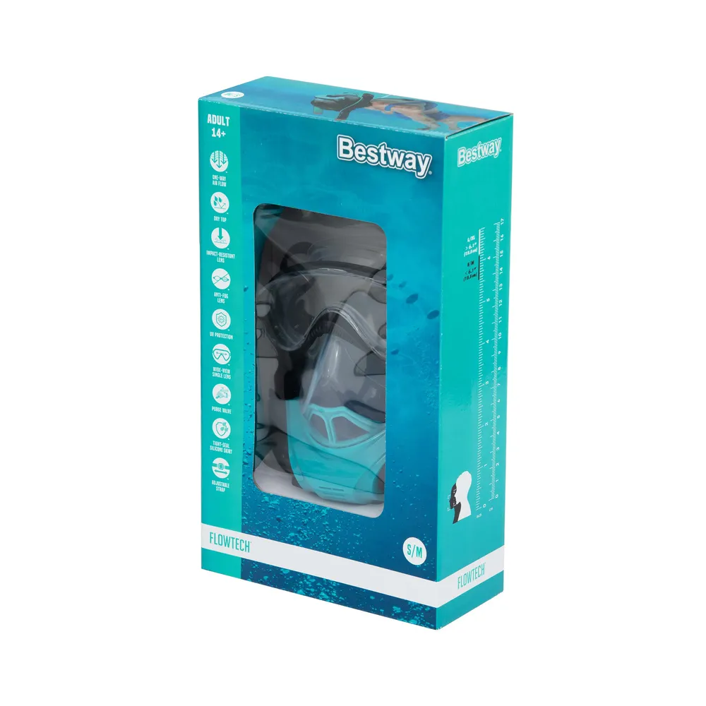 Maska Bestway 24060 S/M – komfortowe nurkowanie z naturalnym oddychaniem