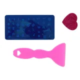 bogaty komplet do stylizacji paznokci w walizce