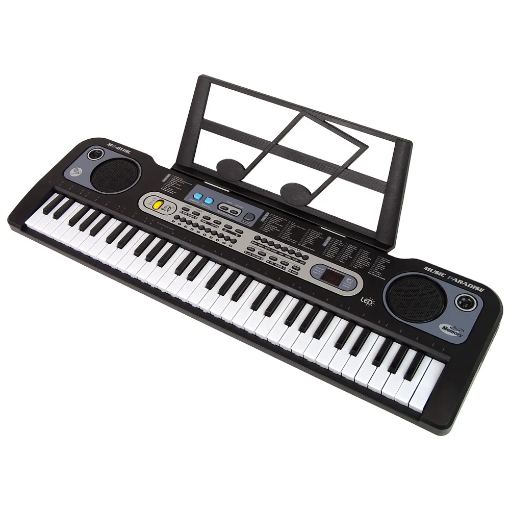 Instrument muzyczny keyboard dla dzieci z podświetleniem klawiszy