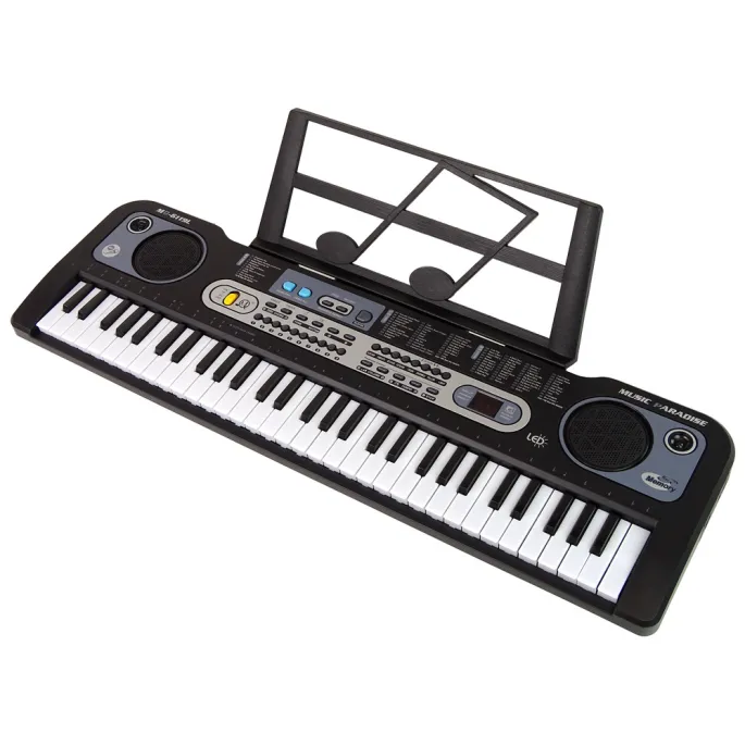 Instrument muzyczny keyboard dla dzieci z podświetleniem klawiszy