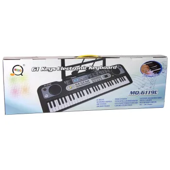Dziecięcy keyboard muzyczny z wytrzymałego plastiku