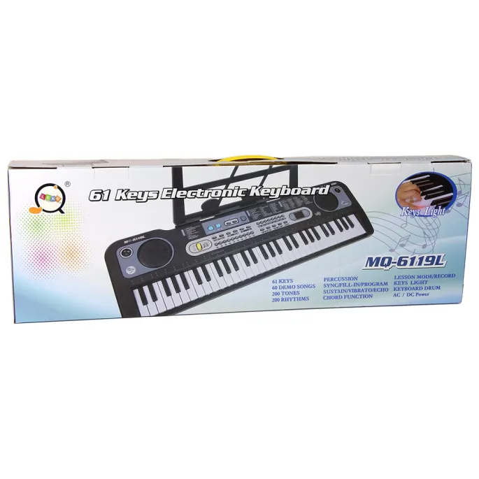 Dziecięcy keyboard muzyczny z wytrzymałego plastiku