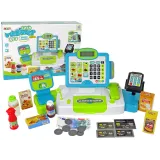 Plastikowa kasa sklepowa z wagą i terminalem dla dzieci