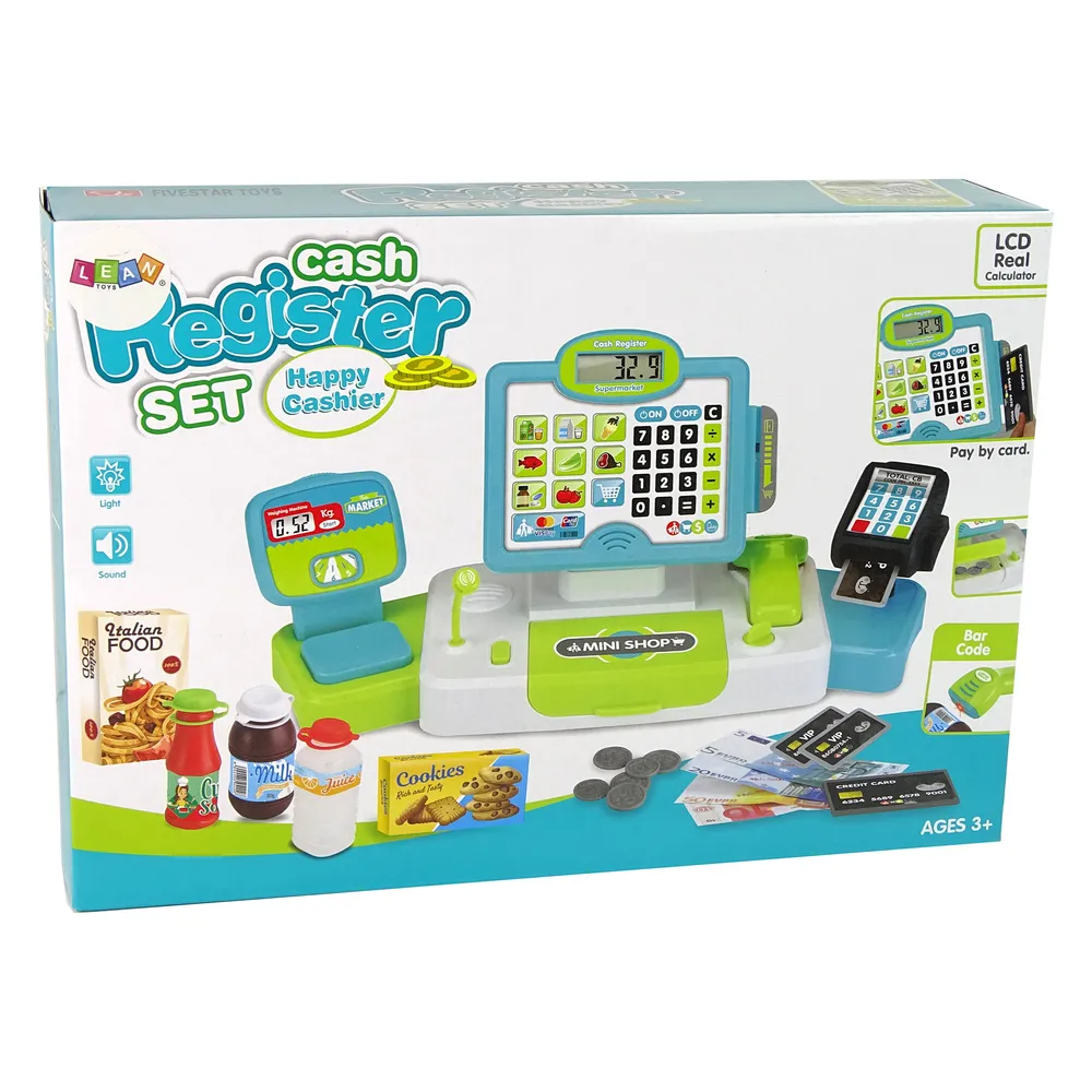 Bezpieczna edukacyjna kasa sklepowa z certyfikatem CE i EN71