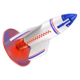 Lekka rakieta z ładowarką USB oraz zestawem do personalizacji naklejkami