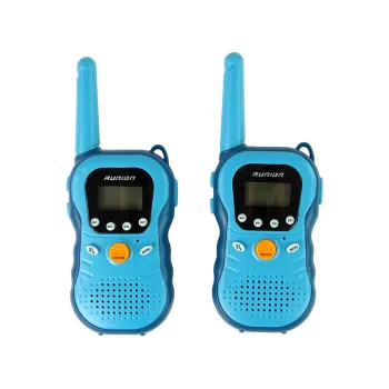 Zestaw Walkie Talkies Krótkofalówki Dla Dzieci Niebieskie 2 Szt.