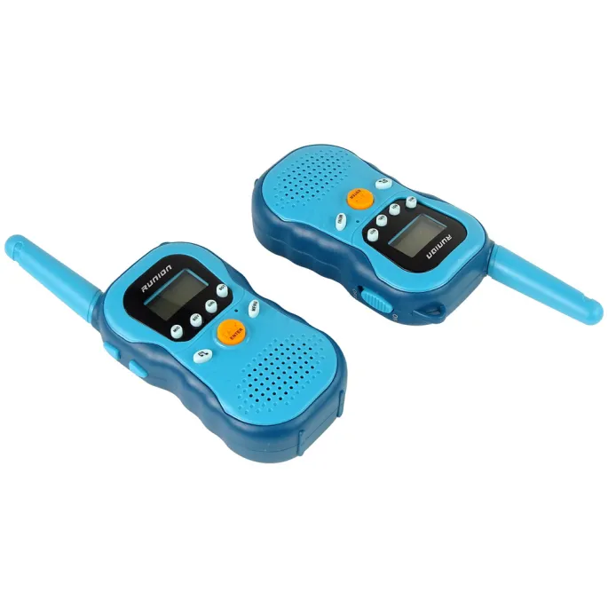 Zestaw 2 walkie talkie z 16 kanałami i efektami głosowymi dla dzieci