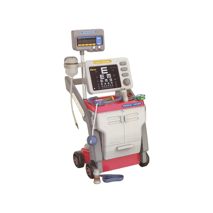 Edukacyjny zestaw lekarski dla dzieci z akcesoriami i naklejkami