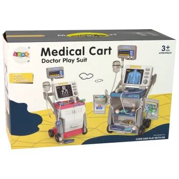 Kompletny różowy zestaw doktora rozwijający wyobraźnię i umiejętności manualne