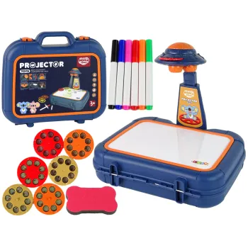 Tablica Projektor W Walizce Niebieski Obrazki
