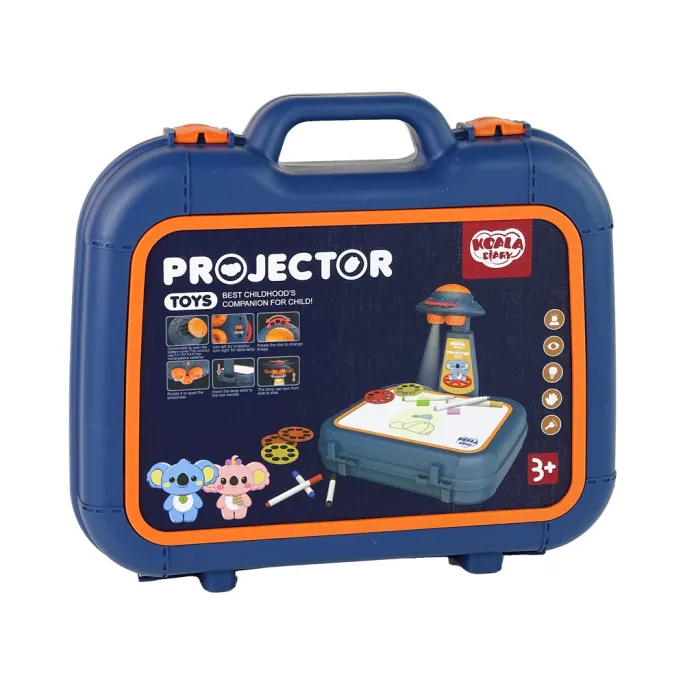 Tablica Projektor W Walizce Niebieski Obrazki