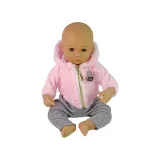 Realistyczna lalka niemowlę w różowym ubranku, idealna do zabawy