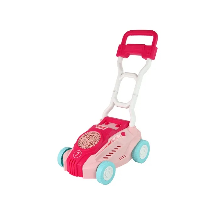 Zabawka ogrodowa dla dzieci w kształcie kosiarki do baniek mydlanych