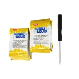 Element zestawu – kosiarka z płynami do baniek i śrubokrętem