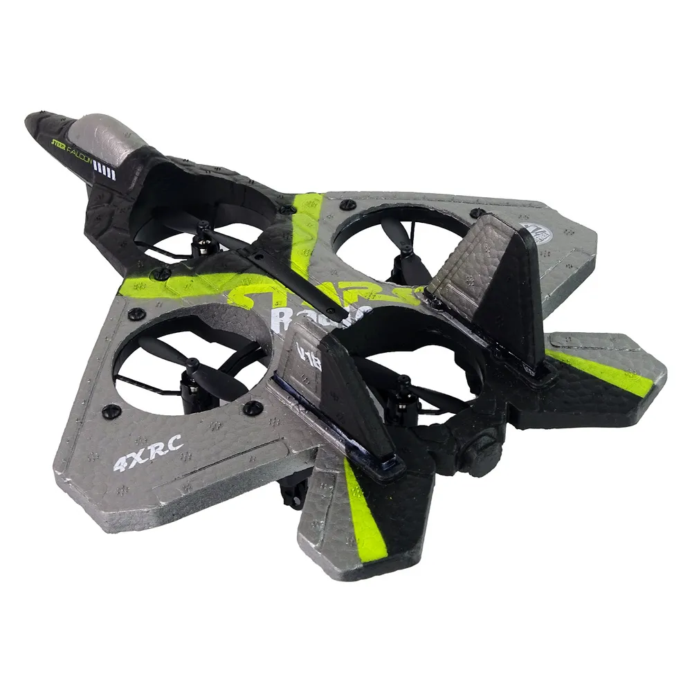 zestaw odrzutowiec rc z pilotem i akcesoriami na stole