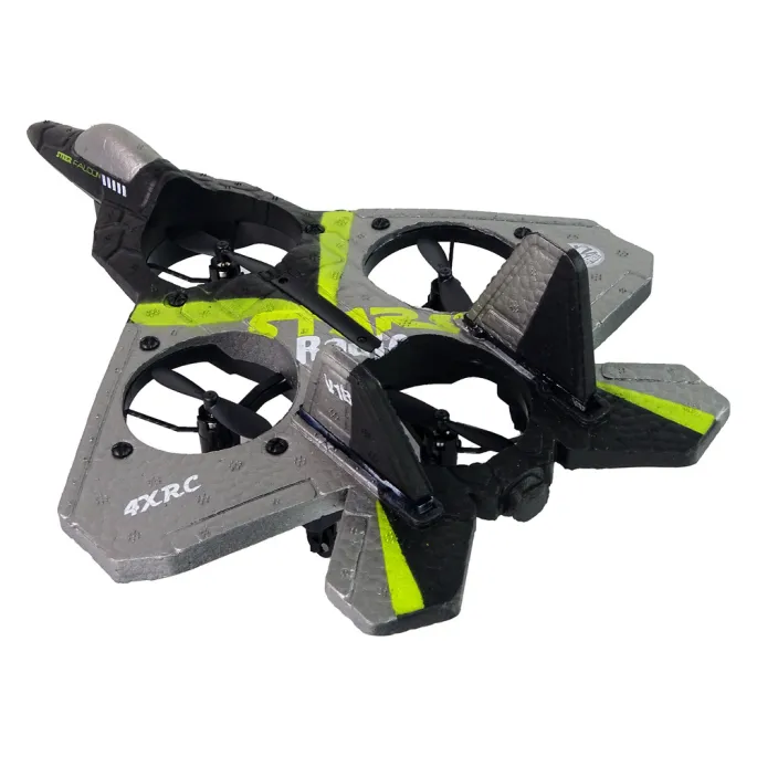 zestaw odrzutowiec rc z pilotem i akcesoriami na stole