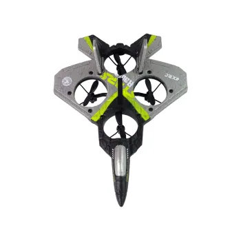 zbliżenie na silniki i ledowe oświetlenie odrzutowca rc