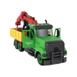 Szczegółowy widok kabiny i dźwigu zabawkowej wywrotki do skręcania