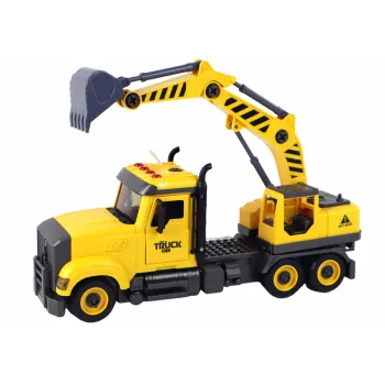 Ciężarówka budowlana z efektem dźwiękowym i otwieranymi drzwiami