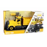 Samochód ciężarowy do składania z napędem frykcyjnym i dźwiękami