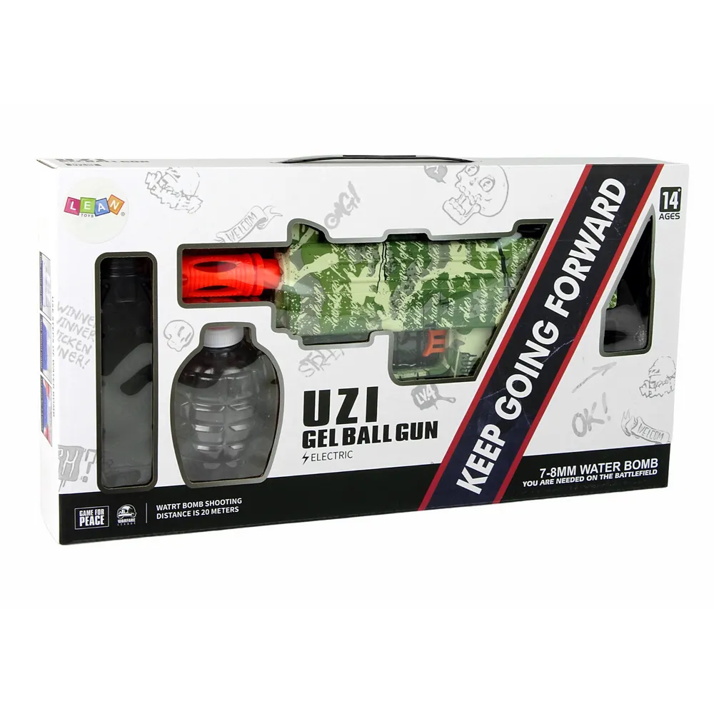Akumulatorowy pistolet do zabawy z zasięgiem do 20 metrów