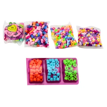 Zestaw Koralików W Słoiku Do Tworzenia Biżuterii 3w1