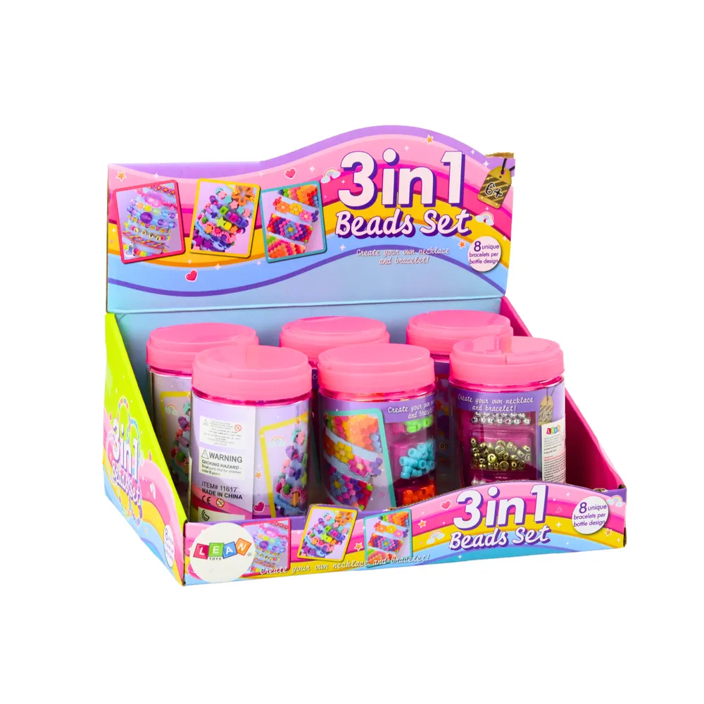 Bezpieczny zestaw do robienia bransoletek i naszyjników dla dzieci