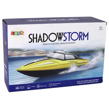 zbliżenie na detal obudowy motorówki rc