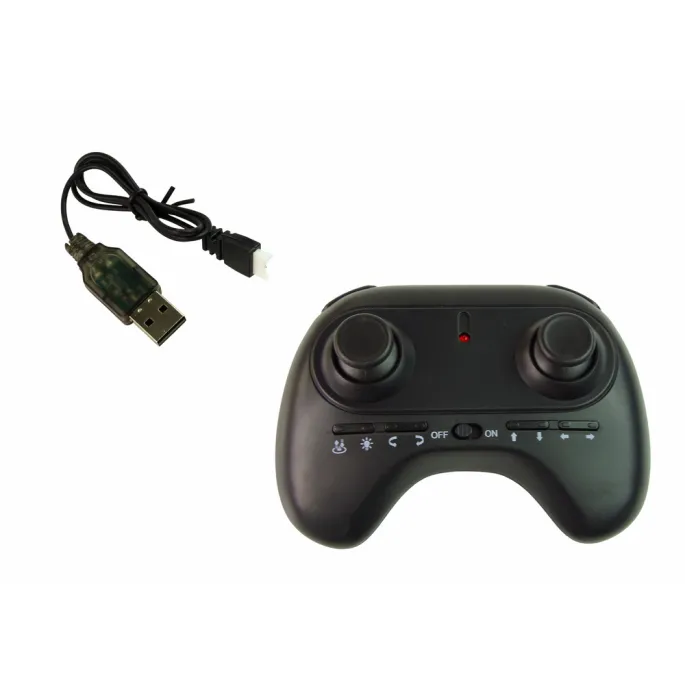 Opakowanie zestawu z latającym dinozaurem RC i akcesoriami