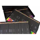 Zestaw 120 Kredek Artystycznych Metalowy Pojemnik