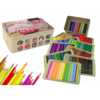 Zestaw Małego Artysty 300szt. Kredek W Organizerze