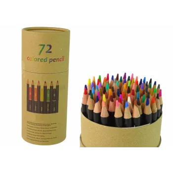 Zestaw Kredek W Tubie Strugaczka Gumka 74 El.