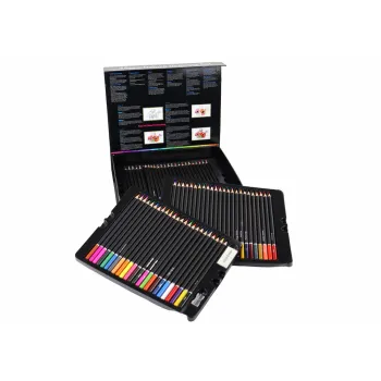 Zestaw Do Rysowania Kredki W Pudełku 74 ele. XXL