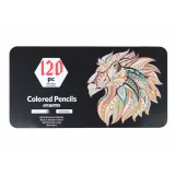 Zestaw Kredek Premium 120szt. Różne Odcienie Lista Kolorów