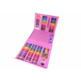 Zestaw Artystyczny Walizka Różowa 208 Elementów