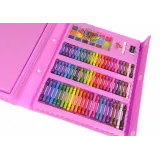 Zestaw Artystyczny Walizka Różowa 208 Elementów