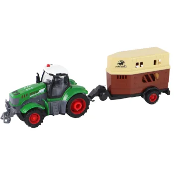 Traktor RC Ciągnik Zdalnie Sterowany Maszyna Rolnicza Przyczepa Pilot 1:24