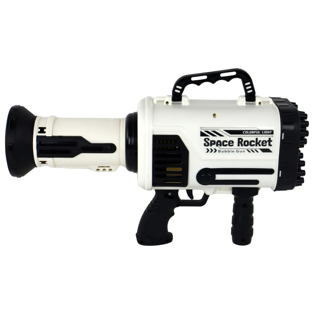 Elementy zestawu z maszyną do baniek w komplecie