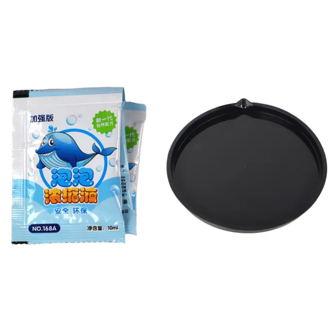 Maszyna do baniek mydlanych z efektami świetlnymi LED w akcji