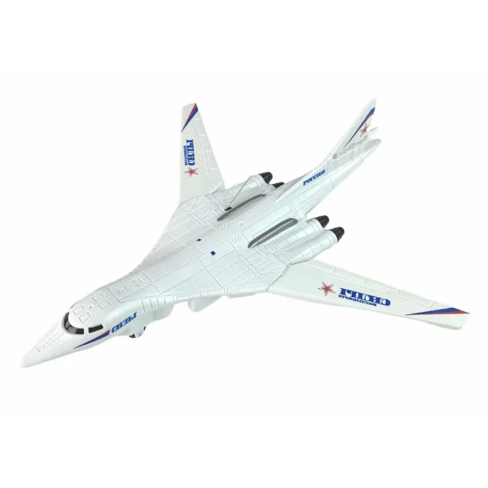 Zestaw z samolotem RC i pilotem sterującym w wersji białej