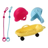 Fioletowy skuter śnieżny dla lalek z zestawu Anlily