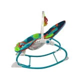 Stabilny leżaczek 2w1 dla dziecka do 18 kg z wygodnymi pasami bezpieczeństwa