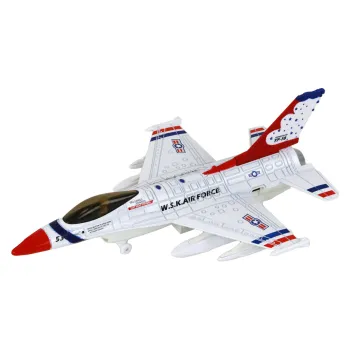 Realistyczny myśliwiec zabawka z generatorem pary wodnej